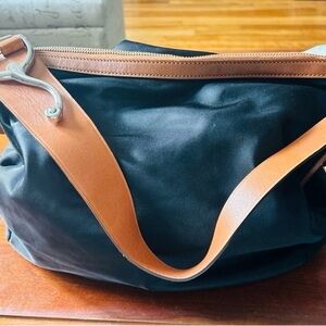 Ralph Lauren Black and Brown Bag with Red Lining